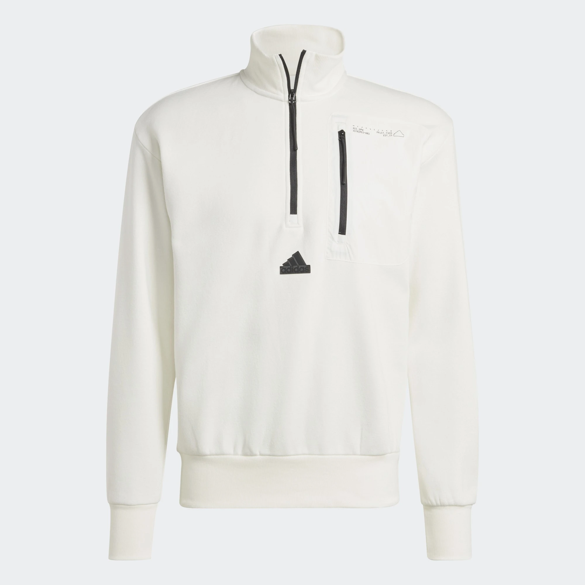 Sweat-shirt à demi-zip en polaire City Escape pour homme eLka – IV7417