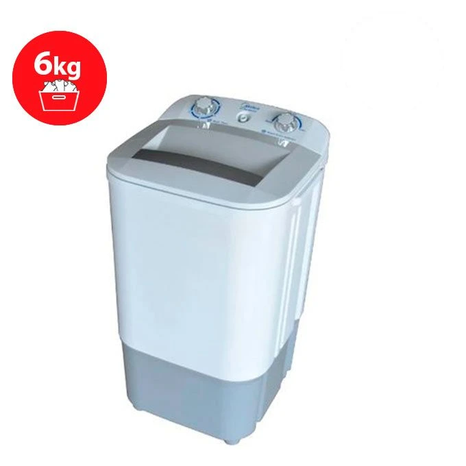 Midea Machine à Laver Semi-automatique 6kg - MTT60-WP2403 - Blanc - Garantie 6 Mois